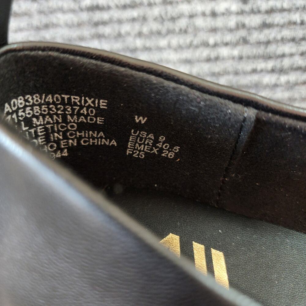 Aerosoles Women's 9W Black Comfortable Stretch Faux Leather Slip-On Wedge - Picture 9 of 11
